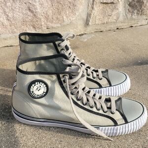 P.F. Flyers Gray High-Top Athletic Shoes